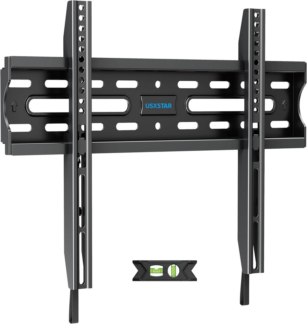 Fixed TV Wall Mount for Most 26-60 Inch Screen, Low Profile TV Mount with Quick Release Lock, Ultra Slim Wall Mount Bracket, Max VESA 400x400mm, Holds up to 99 lbs, up to 16Wood Studs by USX STAR