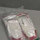 Womens Wide Barefoot Shoes Zero Drop Minimalist Canvas Slip-on Walking Sneakers, White, 10 Size