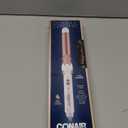 Conair Double Ceramic 1-Inch Curling Iron, 1-inch barrel produces classic curls  for use on short, medium, and long hair (White)