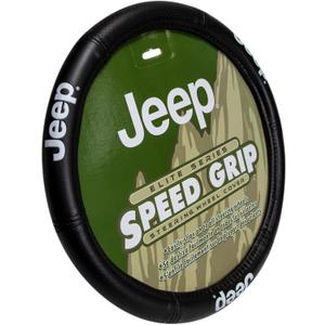 Plasticolor 006729R01 Elite Series Steering Wheel Cover Compatable with Jeep