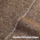 FUTEI Coffee Chenille Decorative Throw Pillow Covers 18x18 Inch Set of 2,Soft Chenille Jacquard Textured Cushion Case,Modern Home Decor for Couch Living Room