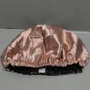 YANIBEST Adjustable Satin Bonnet Double Layer Hair Bonnet for Sleeping Bonnets for Women Hats Curly Natural Hair, Blush Pink (One Size)