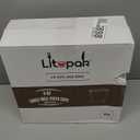 LITOPAK 500 Pack 4 oz Paper Cups, Brown Disposable Hot Coffee Cups for Party, Picnic, Travel, and Events