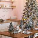 Soulchen 12 Pcs Christmas Candy Cane Ball Decorations - Plush Candy Cane and Hanging Christmas Ball Ornaments, Tree Hanging Decorations for Xmas Tree Home Party Favor Supplies (Black and White)