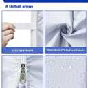 Fanpat 10x20ft Canopy Sidewalls fit 10x20ft Pop Up Tent, Waterproof 99% UV Protection Privacy Enclosure for Outdoor Events and Party, White (4Pcs Sidewalls Only, Frame and Top Not Included)