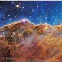 Willow Creek Press, Astronomy Panoramic 2026 Wall Calendar, 15'' X 6.5'', 18-Month Calendar with Stapled Binding