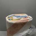 8x10 ft Area Rug Machine Washable Rug Distressed Carpet Stain Resistant Non-Slip Geo Stytle Living Room Rug Floor Cover for Dining Office Bedroom, Multicolor  