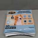 Dr Pol Dog Diapers for Male Dogs | Disposable Pet Diapers with Wetness Indicators | Adjustable Fit | Leak Protection & Super Absorbent | Perfect for Heat Cycles & Training Accidents | Pack of 50   SM Waist Size 12 - 19 in