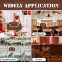 6 Pcs This Row Is Reserved Signs For Wedding Ceremony Chairs, Wooden Reserved Seating Signs For Church Pews, Hanging Reserved Wedding Sign For Seating