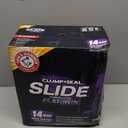 ARM & HAMMER Clump & Seal Slide Platinum Clumping Cat Litter – Multi-Cat Odor Control Formula, 18 lbs