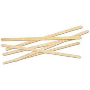 Hardwood Birch Stir Sticks, Box of 1,000 - Made in USA