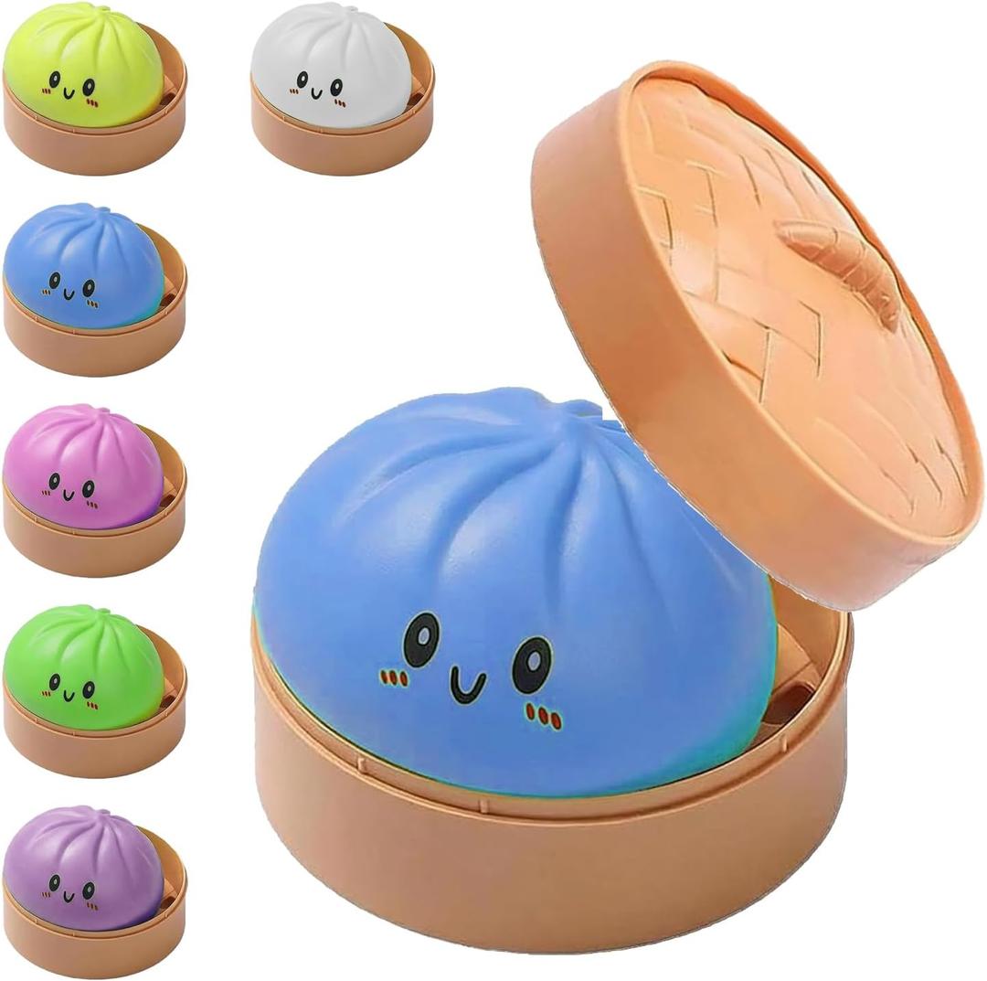 Dumplings Squishy Stress Balls Fidget Sensory Toy Mystery Dumplings Squishy Soft Squeeze Decompression Dough for Adults