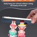 Large Mounting Putty No Trace, Museum Double Sided Tape Glue Adhesive Dots Clear Sticky Tack, Non-Toxic Picture Hanging Adhesive, 0.39 x 0.78 in (252 Pcs)