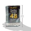 Alcotec 48 Hour Turbo Yeast | Brewers Yeast Powder| Wine Yeast for Wine Making | Instant Dry Yeast | nutritional yeast | 135g (4 Packs)