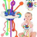 Yetonamr Baby Sensory Montessori Toys for 6-12-18 Months, Silicone Teething Toys, Toddler Birthday Gift Travel Toy for 1 2 Year Old Boy Girl Infant 8 9 10 Months Old