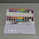 ARTISTRO Watercolor Paint Set 24 Colors, Travel Watercolor Set in Portable Box, Mini Water Colors Paint for Artists, Beginners, Amateur Hobbyists