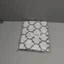 Smiry Rectangle Picnic Table Cover, Waterproof Elastic Fitted Camping Tablecloths for 4 Foot Tables, Wipeable Flannel Backed Vinyl Tablecloth Protector for Indoor, Outdoor (White, 30x48 Inches)