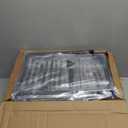 Furologee Nightstand Set of 2, Rustic Brown, with Charging Station and USB Ports, Side Tables with 2 Fabric Drawers, Bedside Tables with Storage Shelf & Hooks, for Living Room/Bedroom