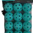 Popper Mini Plastic Baseballs, Made of Impact Resistant and Rebounding Material, Practice Baseballs for Baseball & Hitting Ball Training (Pack of 12 Mini Baseball Training Balls)