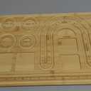NOAVAOL Bead Boards for Jewelry Making, Combi Bamboo Beading Board for Jewelry Bracelet Making, Beading Trays Jewelry Design Mats for Necklace, Bracelet, DIY Design