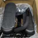 BeBecome Steppers for Exercise at Home, Twist Stair Stepper with Handlebar, Low Impact Fitness Step Machine with LCD Monitor, with Tension Band,Quiet Hydraulic Cardio Trainer for Indoor Workouts