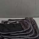 BAGAIL 4 Set/6 Set/8 Set Compression Packing Cubes Travel Accessories Expandable Packing Organizers (Half Mesh, 6-Dark Grey)