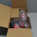 Geedel Rotary Cheese Grater, Kitchen Mandoline Vegetable Slicer with 3 Interchangeable Blades, Easy to Clean Rotary Grater Slicer for Fruit, Vegetables, Nuts (Rosy)