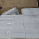 Shihanee 108 Pcs Pillar Candles and Glass Cylinder Vases Clear Cylinder Holders for Slim Pillar Candles Table Decorations, Total 54 Sets(White,108 Pcs)