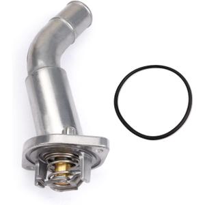 Thermostat Housing Assembly Compatible with 2002-2009 Trailblazer Envoy 9-7 Rainier Ascender Bravada 4.2L