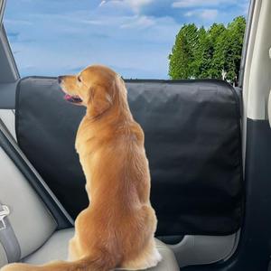 2 Pcs Car Door Protector for Dogs Waterproof Anti Scratch Pet Car Door Cover Protector Vehicle Door Guards Fits Sedans and SUVs Pet Travel Black 