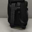 Rockland Double Handle Rolling Backpack, Black, 17-Inch (One Size)