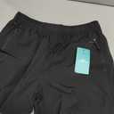 Women's 5"  Hiking Cargo Shorts Quick Dry Lightweight Athletic Outdoor Shorts for Workout with Zipper Pockets, Black Medium