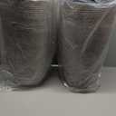 QCQHDU Set of 2 Oversized 9 Gallon Round Planters for Front Door & Patio - 12x21 Inch Tall Outdoor/Indoor Plant Pots with Drainage Tray, Gray Faux Stone Textured Tree Planters for Porch Decor