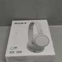 Sony WH-CH520 Wireless Headphones Bluetooth On-Ear Headset with Microphone and up to 50 Hours Battery Life with Quick Charging, White