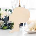 Operitacx 8Pcs DIY Painting Wood Pieces African Female Head Silhouette Wooden Blanks 5.9X3.7 Inch Natural Craft Wood for Art Projects Home Decor