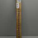 1Inch Single Curtain Rods, Decorative Drapery Rods Adjustable 84-120IN Length, With Horn Finials, Wall Mount and Ceiling Mount, Matte Black