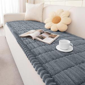 Couch Covers for Dogs, Washable Sofa Couch Cover for Pet, Couchs Covers for Cushion Sofa Pet Friendly, Non Slip Sofa Cover (27.6''*59.06''/70 x 150cm) (Deepgray)