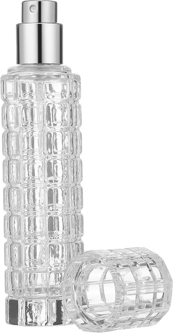 Bitters Spray Bottle Cocktail Sprayer Crystal Glass Bar Vermouth Spritzer Perfume Spray Bottle Refillable Olive Oil Mister for Home Kitchen 30ml (1pc)