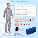 Medical Mannequin for Training Nursing Manikin Full Body Trauma Patient Care Manikin Simulator with CPR, Catheterization & Wound Care Practice for Nursing Students & Medical Schools