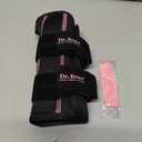 DR. BRACE Adjustable Wrist Brace Night Support for Carpal Tunnel, Doctor Developed, Upgraded with Double Splint & Therapeutic Cushion,Hand Brace for Pain Relief,Injuries,Sprains (S/M Left Hand, Black-Pink)