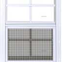 Melkus Shed Windows 1 Piece 12"x18" Flush Mount Household Windows with Tempered Glass and Screen, Sliding Windows for Chicken Coop, Shed, Garage, Playhouse, Barn,Greenhouse, White
