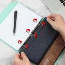 2 x GOX Travel Toiletry Bag For Men Carry On Zipper Pouch, Travel Electronic Organizer Pouch Bag Cosmetic Kit Travel Essentials (blue)