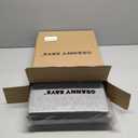 GRANNY SAYS Large Storage Bins with Lids, Decorative Storage Box for Shelves, Fabric Storage Bins Foldable, Storage Basket for Clothes, Keepsake Box, Jumbo, Gray, 2-Pack