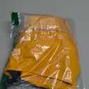 Spark Paws Dog Raincoat, Waterproof Windproof Rain Jacket, for Small Medium Large Extra Large Dogs, Reflective Breathable Full-Body Coverage Dry Suit - Mustard Yellow - L