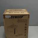 JOYMOOP Mop  with Wringer Set, Flat Squeeze Mop Flat Head, Dust Mops for Wall Cleaner with Long Handle, Hands-Free Microfiber Mops for Floor Cleaning - White (Large White  #2 + 60" Flat Mop + 4 Pads)