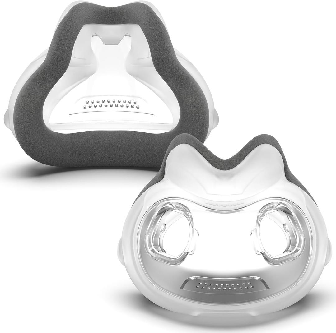 2 Pack Memory Foam Mask Cushions for AirFit F30i Flexible Seal CPAP Supplies Soft Lightweight Fit for Irritation-Free Gentle Contact - Small