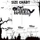 2 x Halloween Happy Birthday Cake Topper - Halloween Cake Topper,halloween Themed Girl/boy Birthday Cake Topper,halloween Birthday Party Decorations