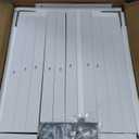 TUTOTAK Bookshelf, 6-Tier Tall Book Shelf, Narrow Bookcase for Small Space, DIY Stackable Bookshelf, for Living Room, Office, Study, Entryway, Industrial, White BS01BW006 (6-Tier(10.7 x 14.5 x 65.3 Inches))