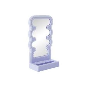Wavy LED Light & Mirror Phone Holder