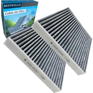 2 Pack BW182 Cabin air filter for Civic,CR-V,CR-Z,Fit,HR-V,Insight,Replace CF11182,CP182,80292-TF0-G01